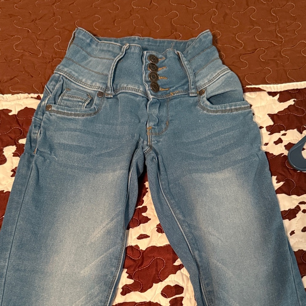 BAMBOO High Rise Denim Jeans